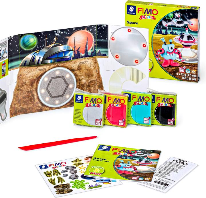 Immagine prodotto Fimo - Set di giochi per bambini - Spazio (8034 17 LZ)