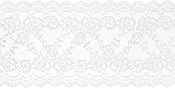 Image du produit Partydeco Tissu dentelle 15 x 900 cm, blanc
