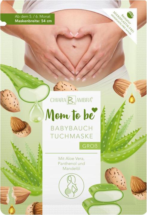 Actual product image Chiara Ambra Baby bump cloth mask, large from the 5th/6th month (80 ml)