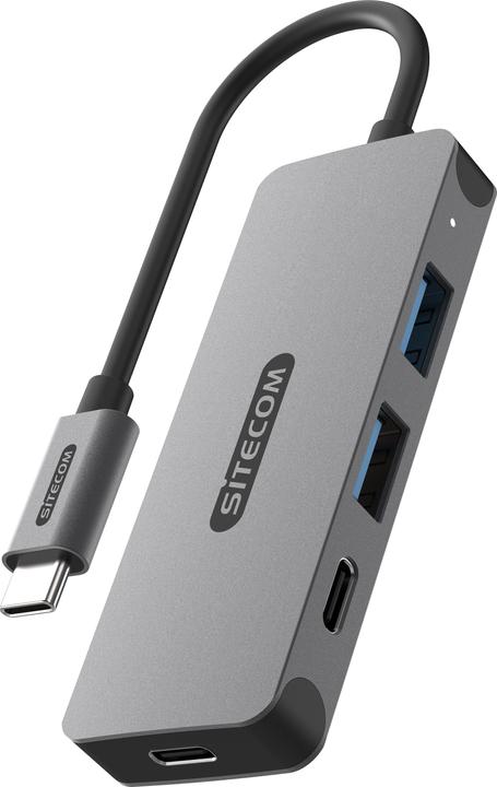 Actual product image Sitecom CN-5010 USB-Cto2x USB-A+2x USB-CHub (USB-C, 2 Ports)