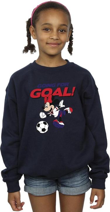 Immagine prodotto Disney Minnie Mouse Going For Goal Felpa Ragazze (128)