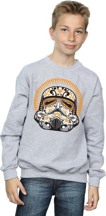 Produktbild Star Wars Stormtrooper Dia De Los Muertos Sweatshirt Jungen (140, 146)