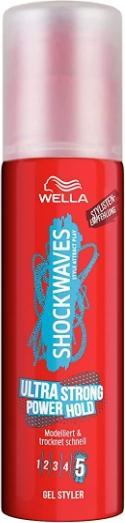 Produktbild Wella Shockwaves Ultra Strong Power Hold Gel Styler 100 ml (Haargel, 100 ml)
