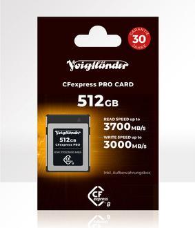 Voigtländer CFexpress Professional 512GB Type-B (512 GB, CFexpress type B)