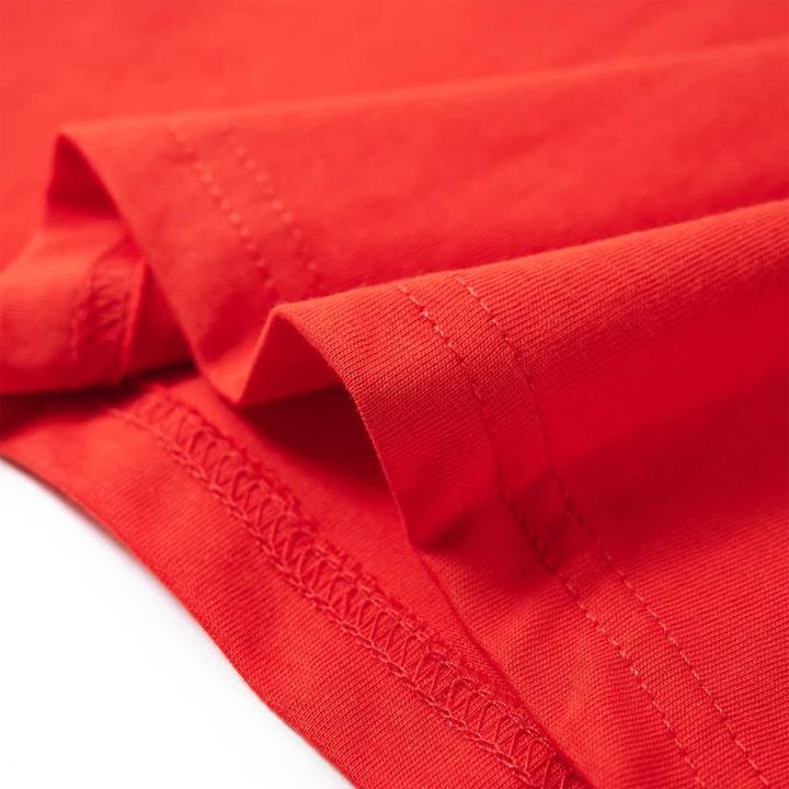 Produktbild VidaXL Kinder-Langarmshirt Rot 140,Material: 100 % Baumwolle,Farbe (140)
