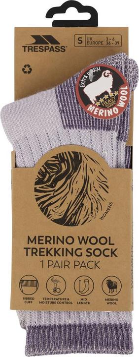 Actual product image Trespass Springer - Ladies hiking socks (36 - 39)