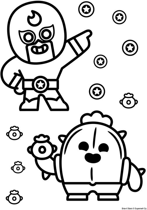 Actual product image Panini Brawl Stars Super-strong sticker and colouring fun (German, Panini, 2023)