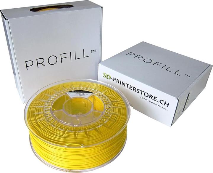 Immagine prodotto 3d-printerstore.ch Filamento PLA ProFill 1,75 mm 1 kg giallo RAL 1023 (PLA, 1.75 mm, 1000 g, Giallo)