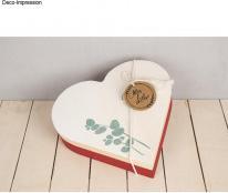 Image du produit Rayher Coeur en papier mâché, FSC Rec.100%, 30cm ø, blanc