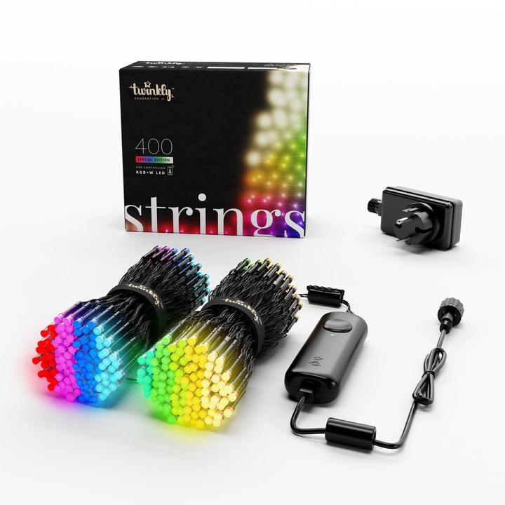 Productafbeelding Twinkly Draadloze kerstboomverlichting e String of Lights STRINGS 400 (32 m)