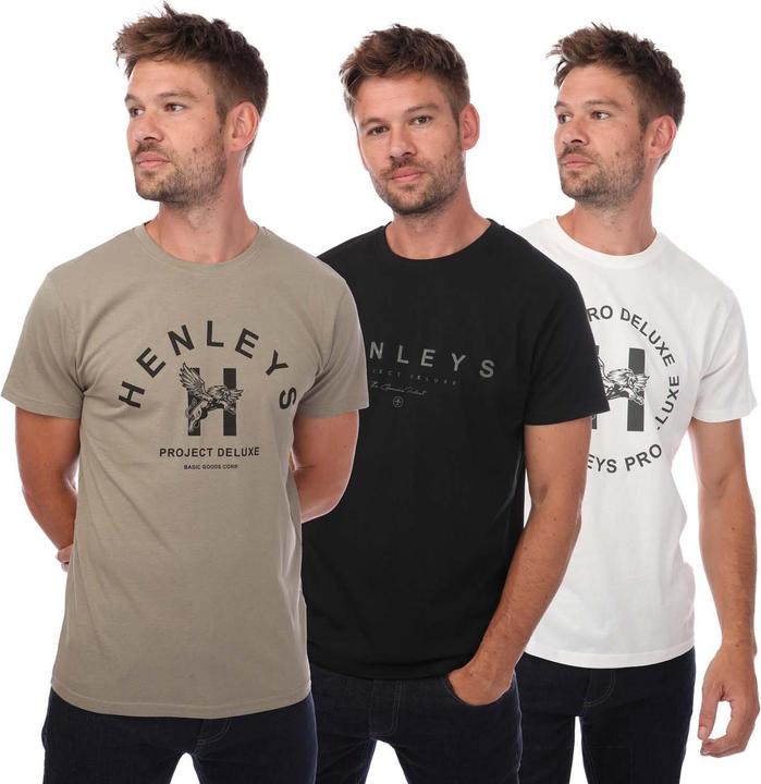 Produktbild Henleys Hentree TShirt (3erPack) (XL)