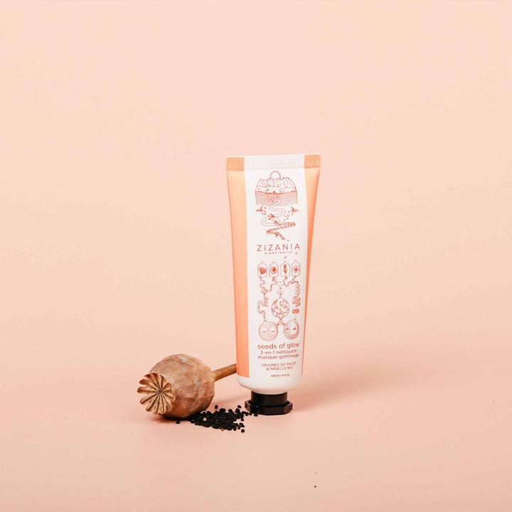 Zollinger Bio Gesichtspflege Zizania, Seeds of Glow 50 ml (3 in 1 Gesichtsmaske) (50 ml)
