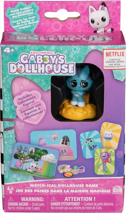 Image du produit Spin Master Gabby's Dollhouse, Jeu des paires dans la Maison magique, Jeu de mémoire à 2 joueurs, Jeu de société (Allemand)