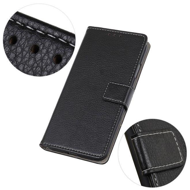 Produktbild MU Classic Litchi Leder Bookcover II Series (LG G8 ThinQ)
