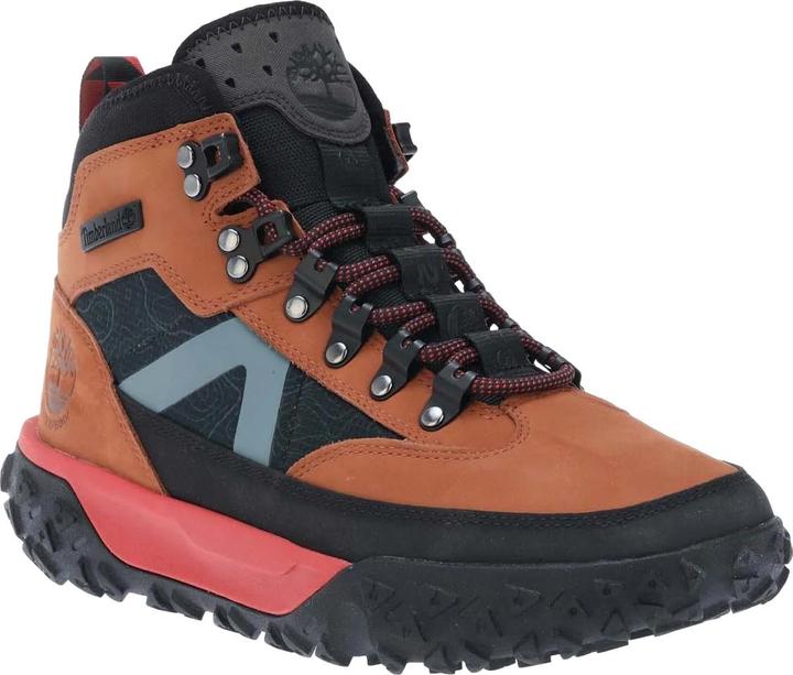Actual product image Timberland Mens Waterproof Leather Mid Cut Lace Up Hiking Boots (42)