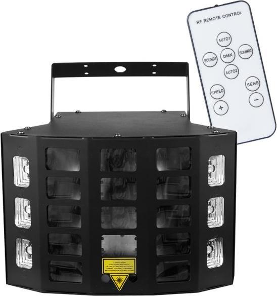 Produktbild No Name LIGHT4ME TURBO DERBY 4IN1 LED Multieffektleuchte