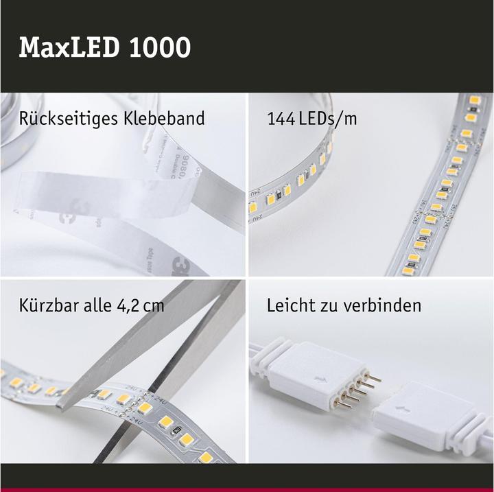 Actual product image Paulmann MaxLED 1000 Stripe Set (Warm white, 300 cm, Indoor)