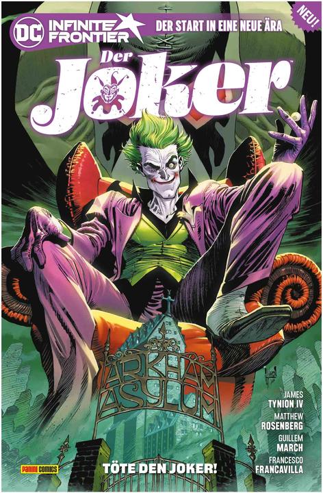 Actual product image Panini Der Joker (German, Matthew Rosenberg, Francesco Francavilla, James Tynion IV, Thomas Schröder, Guillem March, 2022)