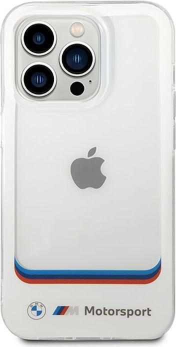 Productafbeelding BMW Hoesje BMHCP14X22HMCH iPhone 14 Pro Max 6,7" biały/wit Transparant Centrum (Apple iPhone 14 Pro Max)