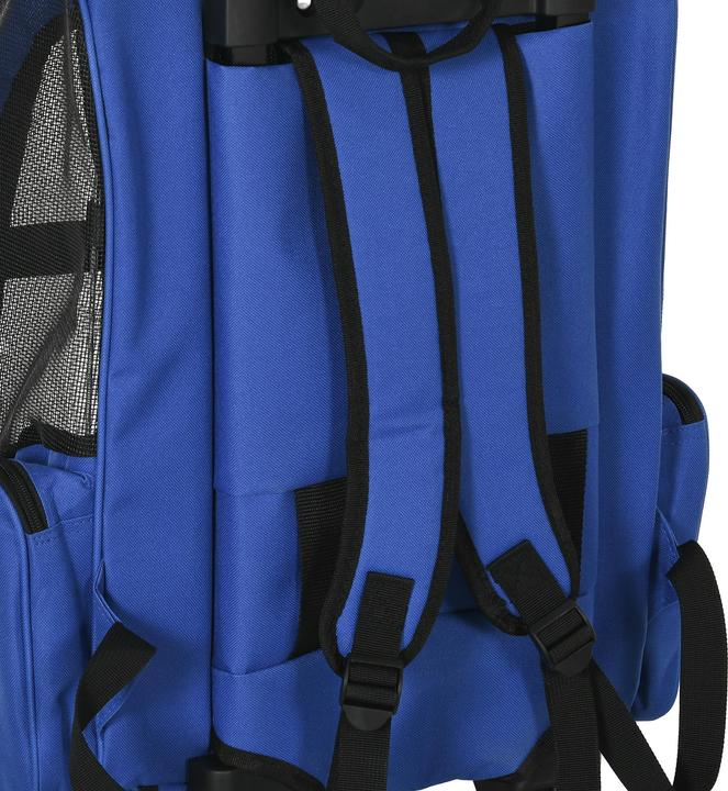 Produktbild PawHut 2 in 1 Hundetasche als Trolley oder Rucksack verwendbar (Hund, Atmungsaktiv)