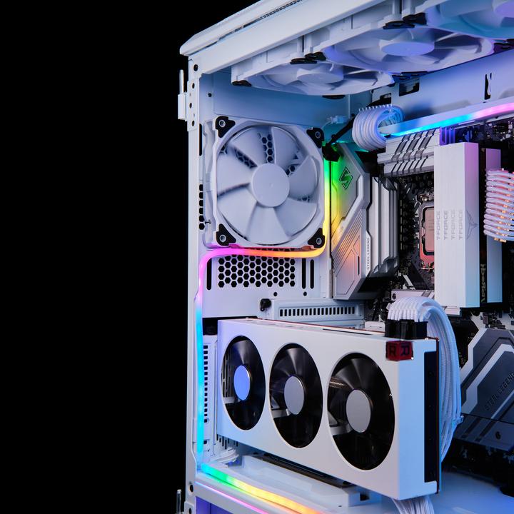 Immagine prodotto Phanteks Striscia LED RGB digitale Neon - 55 cm, bianco (Multicolore)