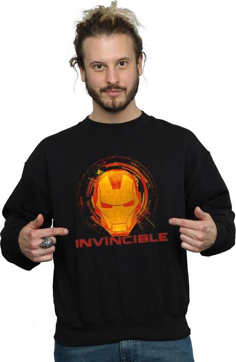Actual product image Mens Avengers Iron Man Invincible Sweatshirt (3XL)