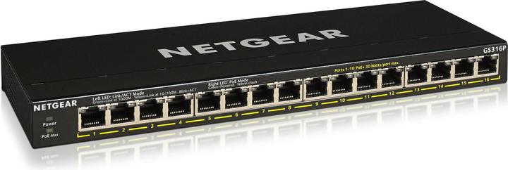 Actual product image Netgear GS316P-100PES (16 Ports)