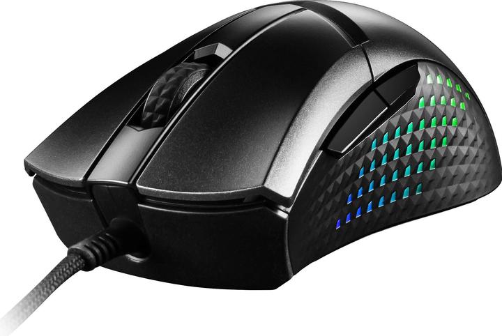 Actual product image MSI CLUTCH GM51 LIGHTWEIGHT mouse Right-hand USB Type-A Optical 26000 DPI (Cable)