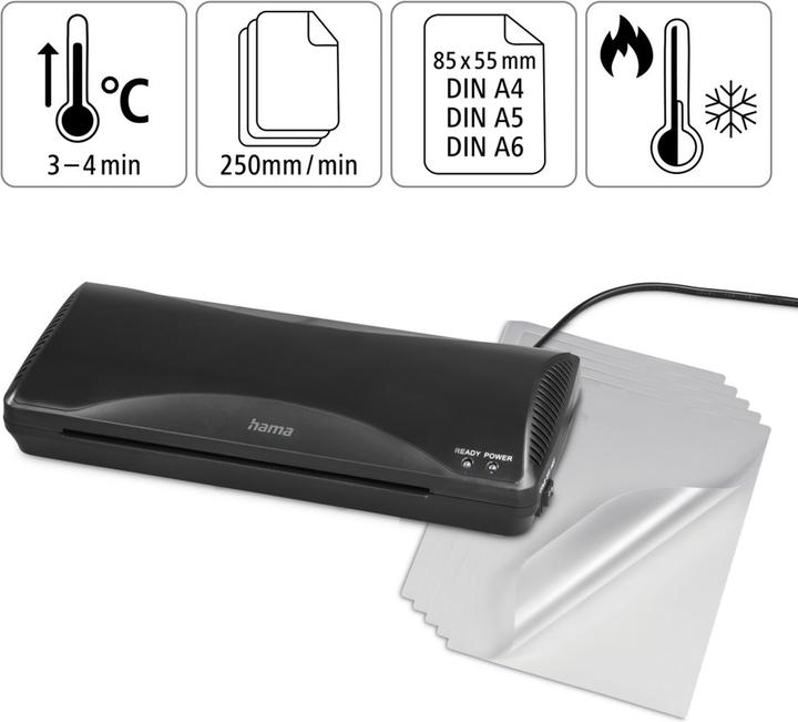Immagine prodotto Hama Laminatrice Casa & Ufficio DIN A4/250 (125 µm, A4)