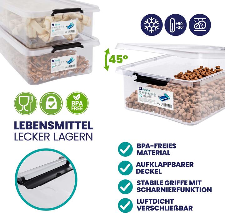 Image du produit Deuba Aufbewahrungsbox (60 x 40 x 17 cm, 24 l)