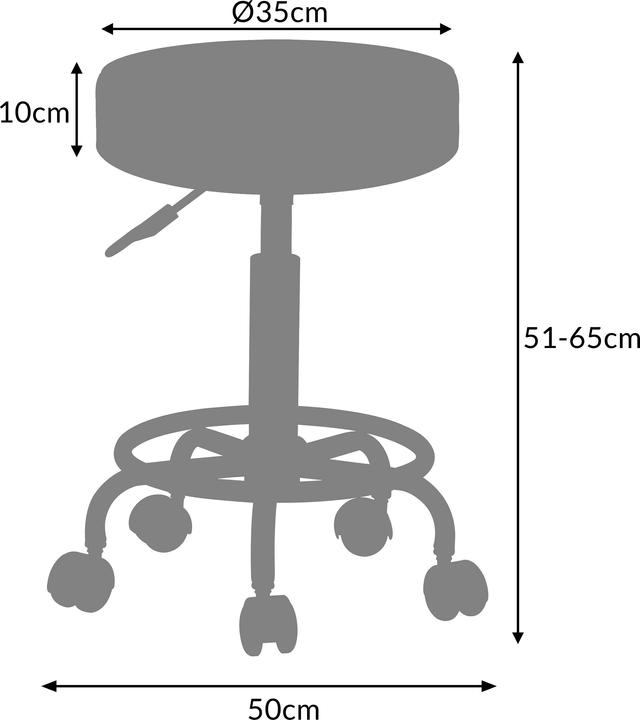 Actual product image Casaria Work stool