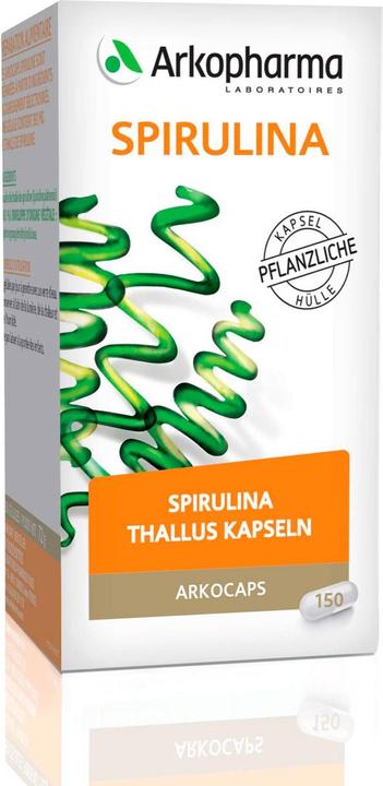 Immagine prodotto Arkopharma Arkocaps Bio Spirulina Kapseln (150 Pezzo/i, Pillole, 116 g)