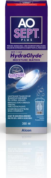 Image du produit AOSept HydraGlyde, solution de nettoyage et de désinfection au peroxyde, 360 ml (Système au peroxyde, 360 ml)