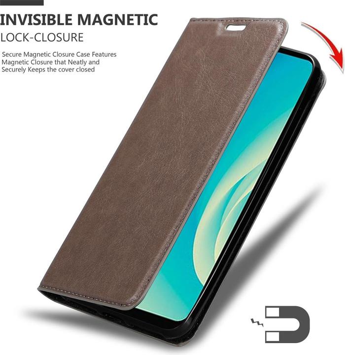 Productafbeelding Cadorabo Boek Onzichtbare Magneethoes (ZTE Blade A7s 2020)