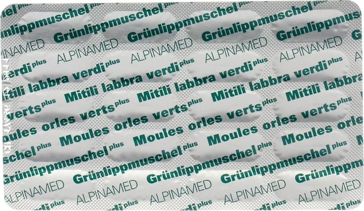 Nährwerte und Zutaten Alpinamed Grünlippmuschel (120 Stück, Kapseln, 140 g)