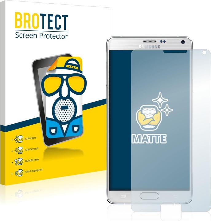 Actual product image BROTECT Anti-glare screen protector matt (2 Piece, Samsung Galaxy Note 4)