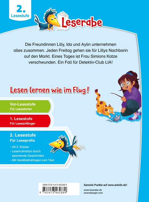 Immagine prodotto Ravensburger Der Fall Katzenpfote - Leserabe ab 2. Klasse - Erstlesebuch für Kinder ab 7 Jahren (Tedesco, Katja Reider, Simone Krüger, 2023)