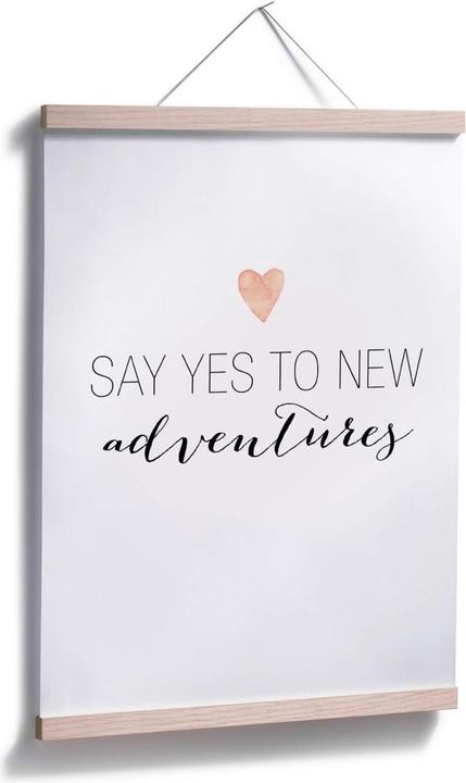 Produktbild Trenddeko Say yes to new adventures (30 x 40 cm)