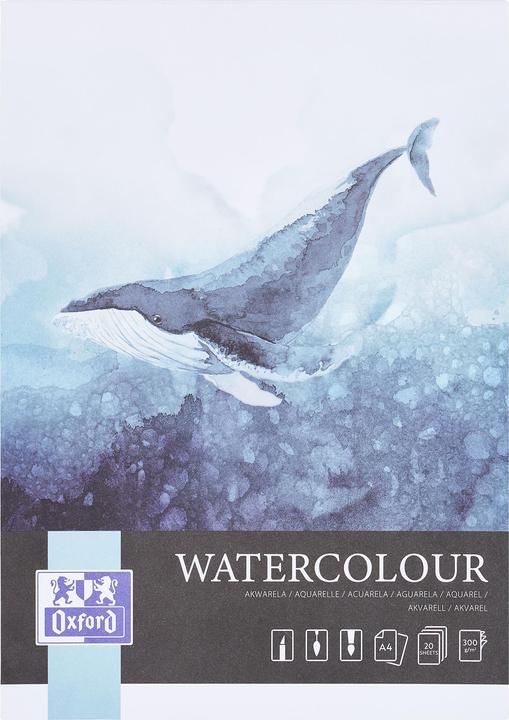Image du produit Oxford Aquarellblock (A4, Blanc)