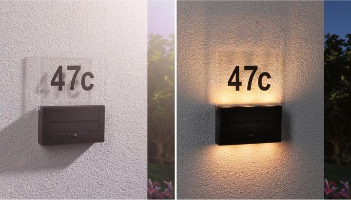 Actual product image Paulmann Solar house number light (18 lm, IP44)