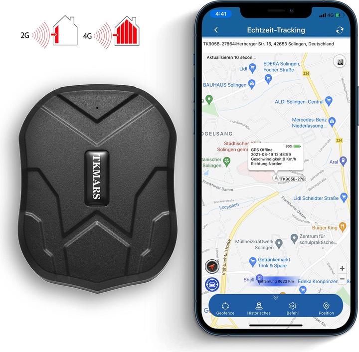 Image du produit Kuce Tracker GPS 4G TK905 (iOS, Windows)