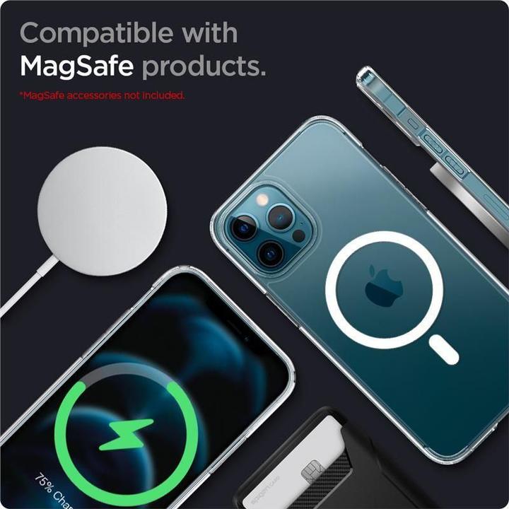 Immagine prodotto Spigen Crong ULTRA HYBRID MAG MAGSAFE IPHONE 12 PRO MAX Baltas (Apple iPhone 12 Pro Max)