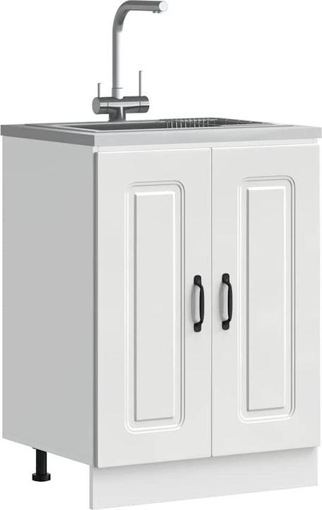 Immagine prodotto VidaXL Parete attrezzata Kalmar White Parete attrezzata in legno Cucina (30 x 31 x 60 cm)