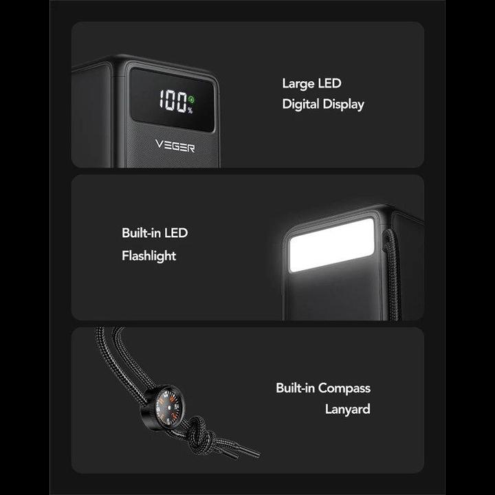 Actual product image Veger Tank Lite (50000 mAh, 22.50 W, 185 Wh)
