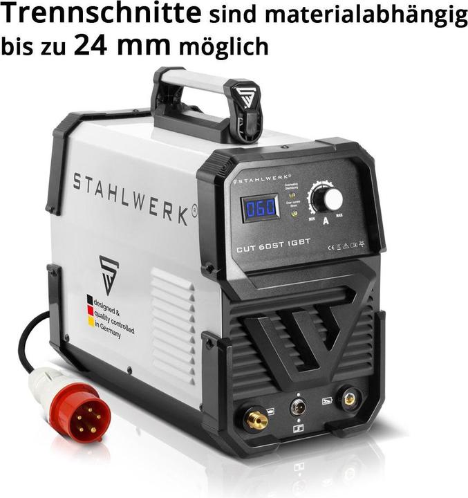 Immagine prodotto Stahlwerk Taglierina al plasma CUT 60 ST IGBT con 60 ampere fino a 24 mm di capacità di taglio