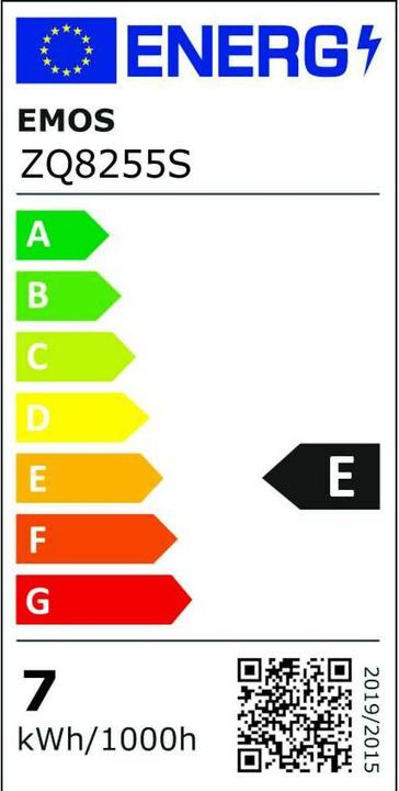 Energie-Label Emos Classic (GU10, 7 W, 800 lm, 1 x, E)