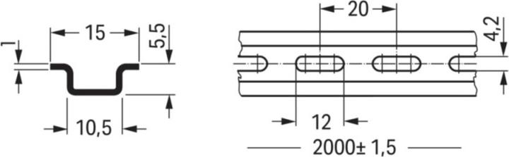 Produktbild Wago 210-111 - 285 g - 2000 mm - 15 mm - 5,5 mm
