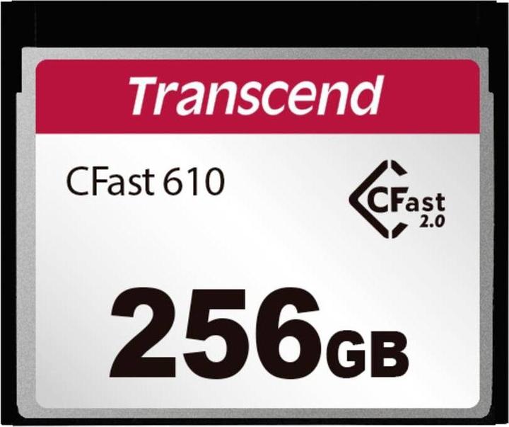 Image du produit Transcend TS256GCFX610 Carte CFast Retail 256 GB (256 Go, CFast 2.0)