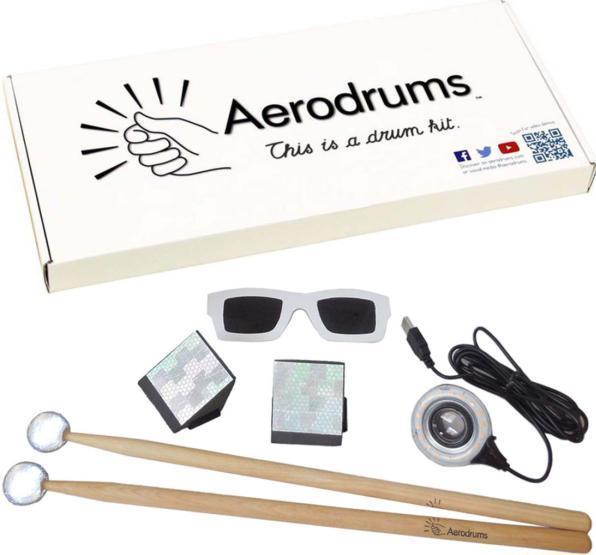 Actual product image Aerodrums Air-Drumming Drum Set E-Drum with Camera Tripod (E-drum)