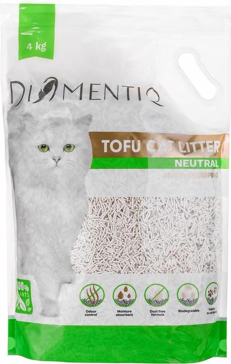 Actual product image Diamentiq Tofu (Clumping, Non-dusting, Non-clumping, 4 kg)